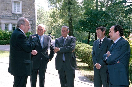 Joxe Juan González de Txabarri, Xabier Retegi, Juan María Otaegi, Arrieta eta Juan Cid.