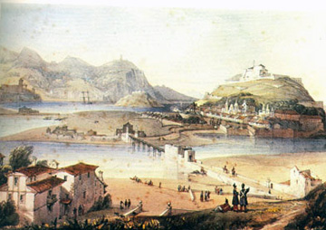 San Sebastian en 1838