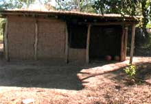 Primera vivienda que habitó Seberiano en el Chaco