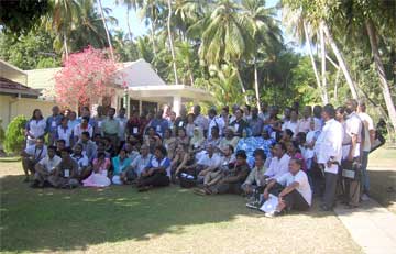 Participantes y delegados en Sri Lanka