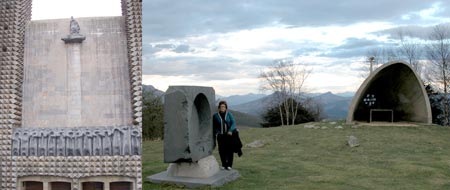 Arantzazu, J. Oteiza y  Estela de Agiña, Vallet