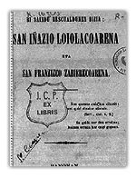 San Iñazio Loyolacoarena eta San Franzizko Zabierecoarena