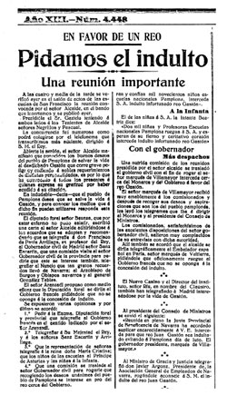 Diario de Navarra. Jueves 1 de Abril de 1915