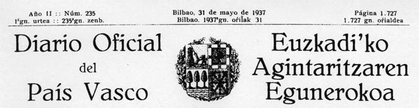 Escudo del Diario Oficial del País Vasco