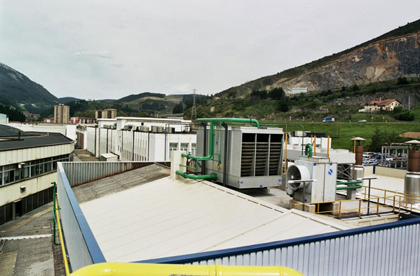 Vista parcial de las instalaciones de Fagor en Arrasate / Mondragón (Gipuzkoa)