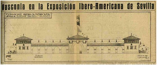 Pabellón Industrial Vasco en la Exposición Iberoamericana de Sevilla de 1929