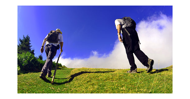 Foto 4: Subiendo a la cima del monte Bianditz (Oiartzun)