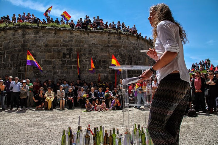 Homenaje en el Fuerte de San Cristóbal, Iruña