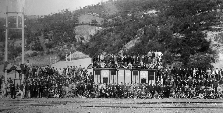 Fotografía de Pablo Weeber. Archivo EuskoTren/Museo Vasco del Ferrocarril