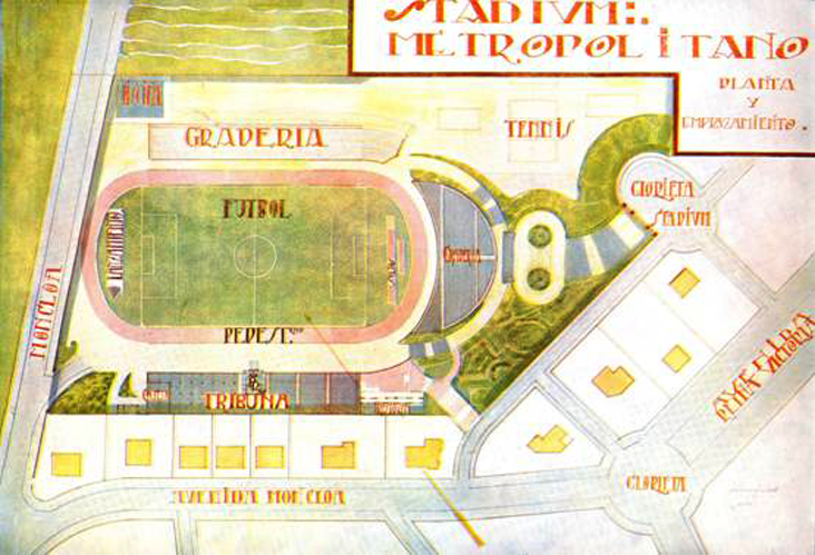 Stadium Metropolitano en Archivo Histórico del BBVA