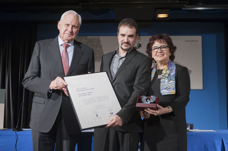 Entrega del Premio Orfeón Donostiarra-UPV/EHU