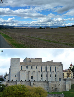 Paisaje en tierras alavesas de Zambrana y Santa Cruz del Fierro